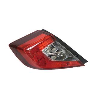 适用于本田十代思域后尾灯大灯照明灯16-22年思域改装流光后尾灯