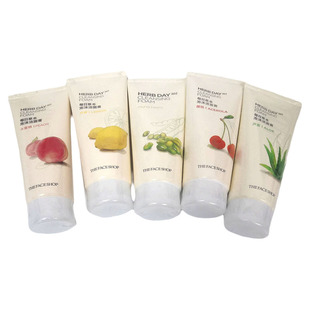 包邮The face shop菲诗小铺365樱桃芦荟泡沫洗面奶补水保湿收毛孔