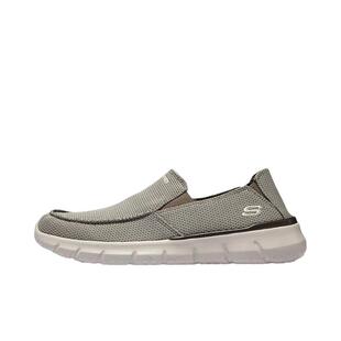 Skechers斯凯奇男轻休闲鞋轻盈透气回弹舒适乐福鞋子