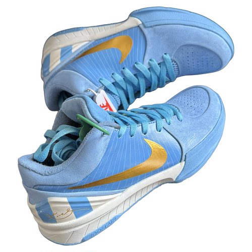 STY定制Nike Kobe 4 ZK4阿根廷PE德罗赞同款 耐克科比4实战篮球鞋