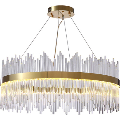 松博后现代轻奢客厅水晶吊灯