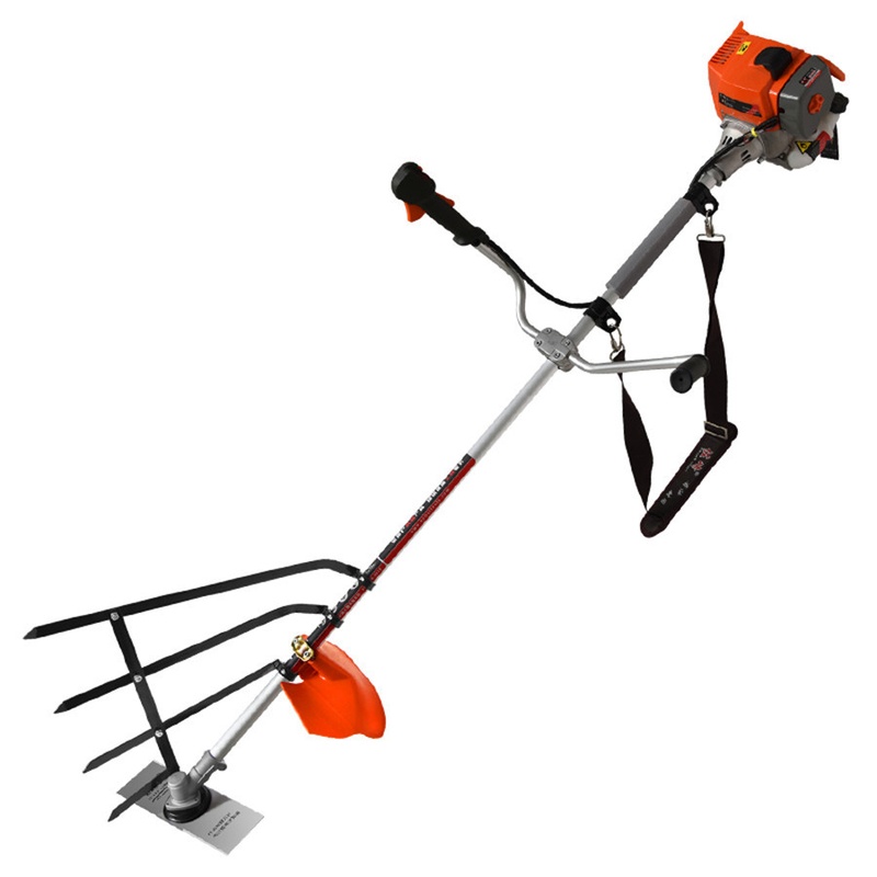 佐崎ZQ-A3两冲程家用小型除草机侧挂式手动割草机园林草坪修剪器