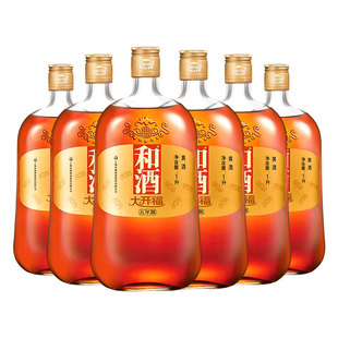 【量贩装】和酒 大开福五年陈黄酒1000ml*12瓶老酒 5年陈上海老酒