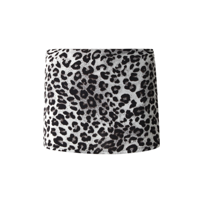 ourhour黑灰晕染豹纹低腰半身裙