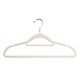 植绒衣架整理师专用衣撑丝绒超薄防滑无痕家用挂衣衣柜服装店专用