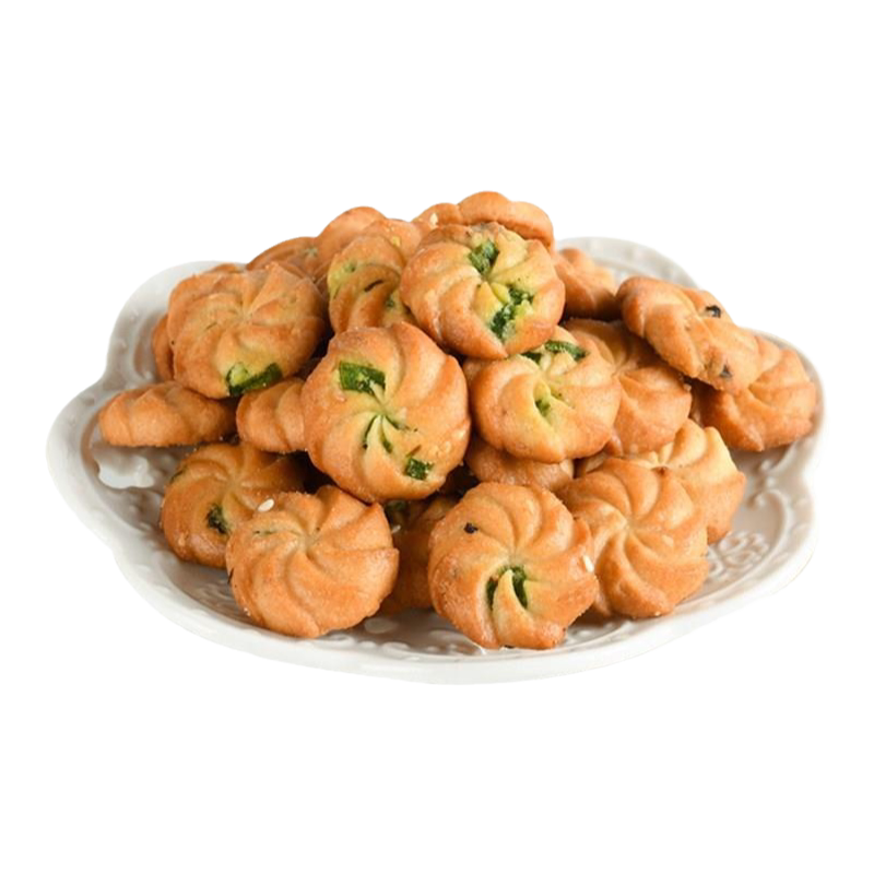 香葱芝麻解饿好吃的小饼干糕点