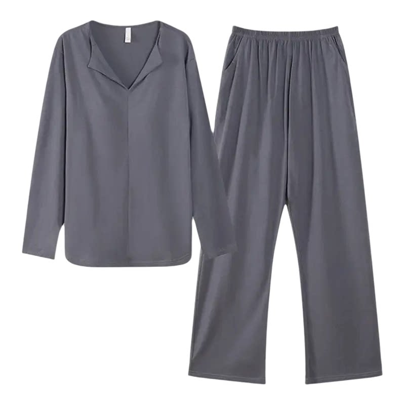 岚鹿纯棉女带胸垫可外穿家居服