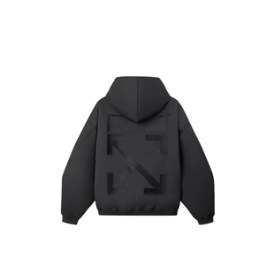 OFF-WHITE™ 【明星同款】情侣连帽羽绒服双箭头男女款潮牌外套