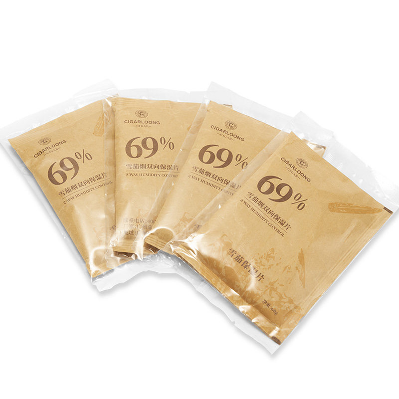 CIGARLOONG茄龙雪茄保湿片湿包雪茄保湿袋小片8克大包60克69%72%