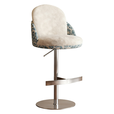 意式极简风可升降高脚椅