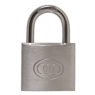 三环挂锁304不锈钢防锈防水防雨防盗长梁锁头家用户外锁通开锁具