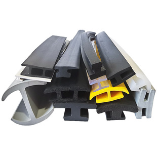 透明H型卡5mm玻璃橡胶条工字型卡槽式密封条固定玻璃防水尘胶皮条