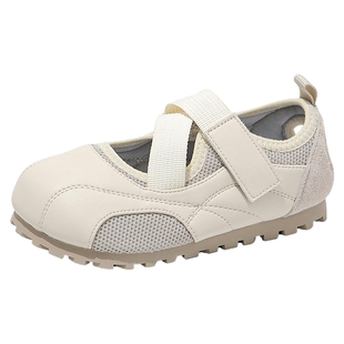 女童鞋子儿童公主包头凉鞋2026夏季新款宝宝女孩泡芙薄款单网鞋