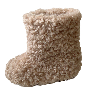 儿童雪地靴秋冬季女童毛毛鞋加绒短靴女孩二棉鞋保暖宝宝鞋子棉靴