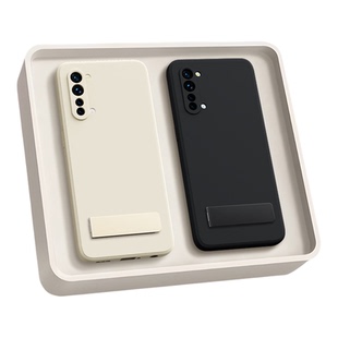 适用oppoReno3Pro手机壳Reno3元气版OPPO5G新款液态硅胶带支架0pp0保护套35G黑色全包防摔PCRM00男女PDCM外壳