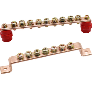 20*5成套动力柜接地汇流排接线铜排机房机柜配电箱紫铜零地排母排