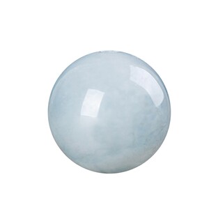 天然海蓝宝水晶散珠diy串珠配件108念珠项链颈链手串吊坠挂坠批发