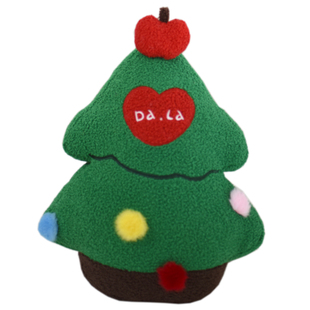 可爱圣诞树抱枕姜饼人毛绒玩偶家居沙发靠枕挂件公仔摆件装饰礼物