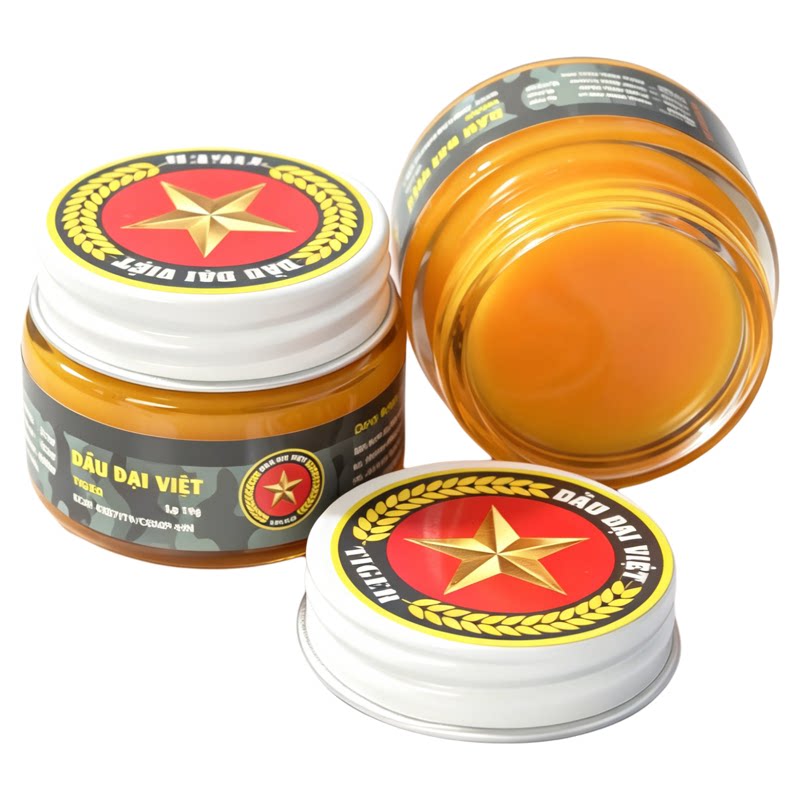越南军膏军博同款代购迷彩金五星虎牌清凉膏醒神蚊虫叮咬跌打扭伤