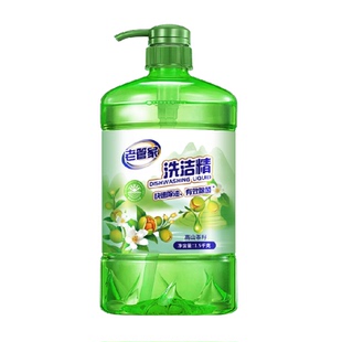 老管家洗洁精1.5kg清洁除菌高山茶籽清新去异味重油家用可洗果蔬