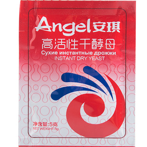 Angel 安琪 酵母+ 高活性干酵母6g*8袋 送猪油100g
