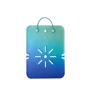 绿光里鹿角蕨渐变亚克力创意挂板