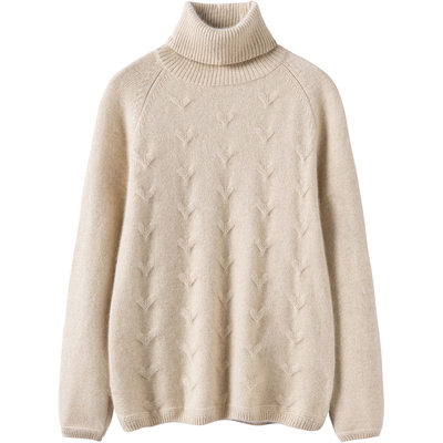 冬凤凰高端100%纯山羊绒衫