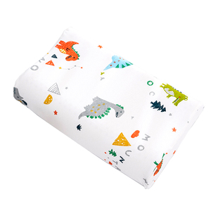 纯棉儿童乳胶枕套44x27婴儿30x50男孩60x40x35大人记忆枕头套一对