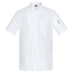 高端酒店厨师长工作服短袖纯棉蛋糕烘焙饭店火锅西餐烹饪定制夏季