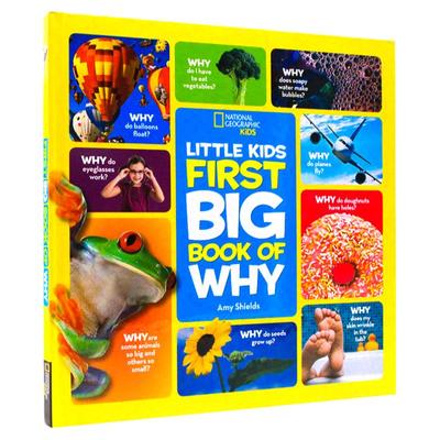 英文原版绘本National Geographic 美国国家地理 Little Kids First Big Book of Why 精装大开本 儿童百科书