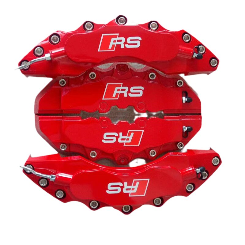 适用奥迪A3/A4L/A5/A6L/A7刹车卡钳罩金属标S4/S6鲍鱼装饰刹车盖