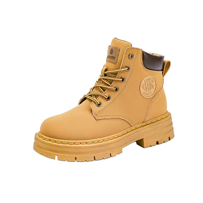 德国骆驼动感男鞋情侣同款马丁靴