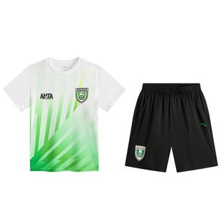 安踏儿童足球服男童套装夏装2026短袖T恤短裤运动两件套透气童装