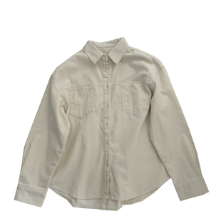 复古显白灯芯绒衬衫女！秋冬百搭翻领叠穿内搭休闲长袖衬衣薄外套