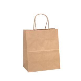 烘焙纸袋宽底袋外卖牛皮纸面包手提袋奶茶打包袋包装袋咖啡手提袋