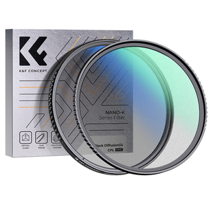 卓尔黑柔滤镜+CPL偏振镜两件套NANO-K系列67 72 77 82mm适用佳能索尼富士单反微单相机柔光镜黑柔焦镜朦胧镜