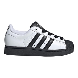 Adidas/阿迪达斯正品三叶草大童运动柔软舒适耐磨经典板鞋JI0210