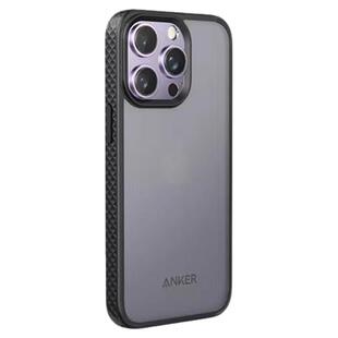 Anker安克苹果手机壳磨砂手感不沾指纹硅胶抗震防摔全包手机保护套不黄iPhone15promax