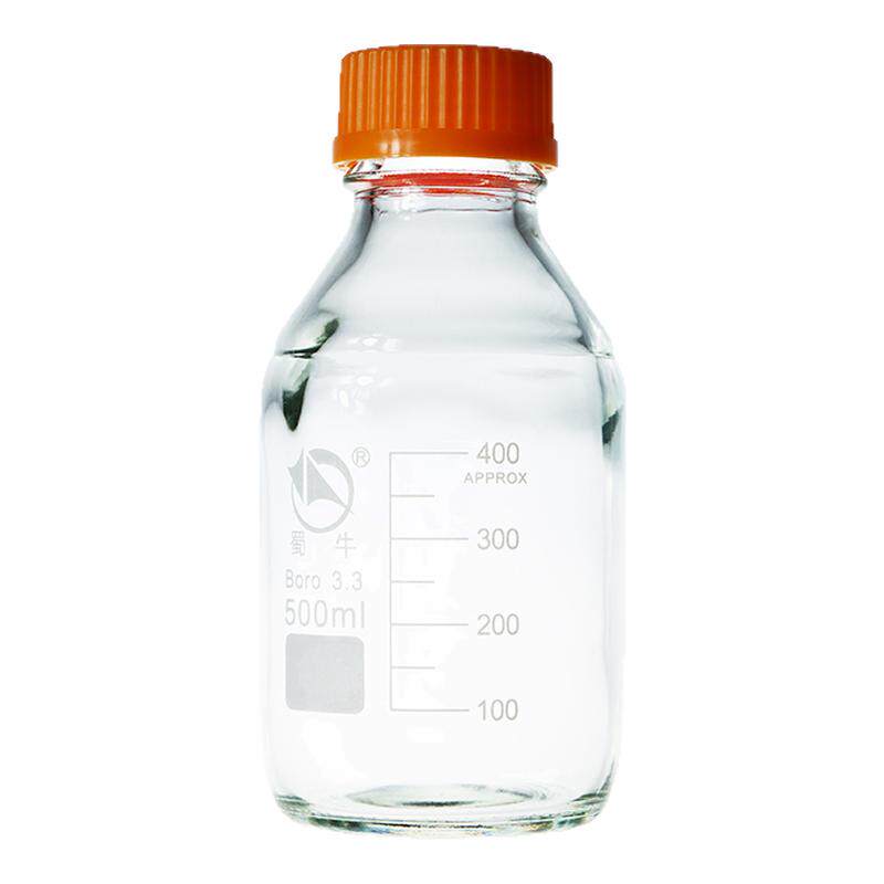 蜀牛高硼硅玻璃试剂瓶蓝盖橙盖100 250 500 1000 2000 3000ml 5L 10L 20L 30L 50