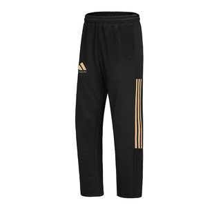 adidas阿迪达斯裤子直筒裤男款春秋女运动休闲长裤黑色秋季款新款