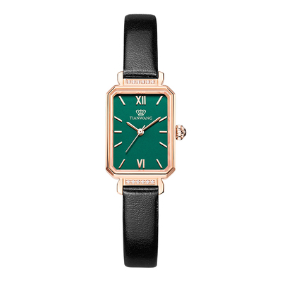 天王正品小清新方形女士手表