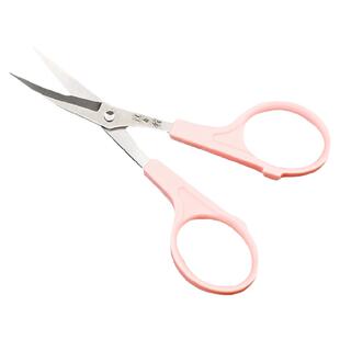 汪吾铨翘头剪刀不锈钢弯头小剪刀手工剪直头翘头圆头眉剪弧形剪刀