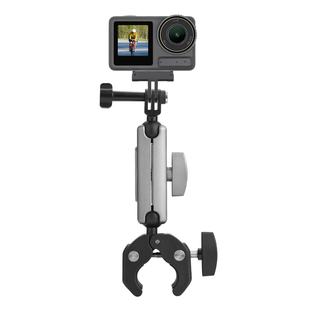 Flymile适用大疆Action6运动相机骑行支架大力钳Osmo Action5Pro/4/3摩托车自行车骑行车把夹固定支架配件