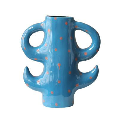 大丹陶瓷正品花瓶景德镇摆件高级感客厅插花复古中式设计感小众