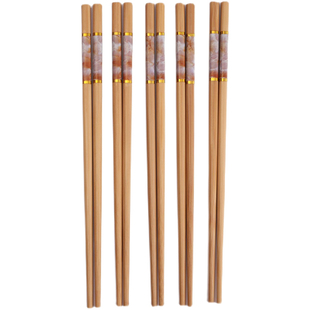 健康楠竹筷子家用新款高档耐高温成人防发霉一人一筷好夹防滑竹筷