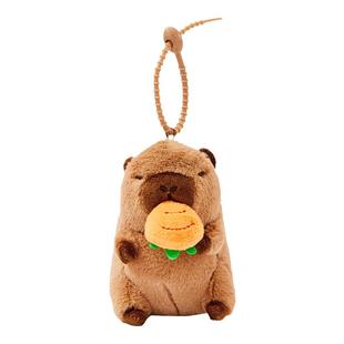 伶俐拉线卡皮挂件小玩偶公仔娃娃可爱水豚巴拉毛绒玩具女孩包挂饰