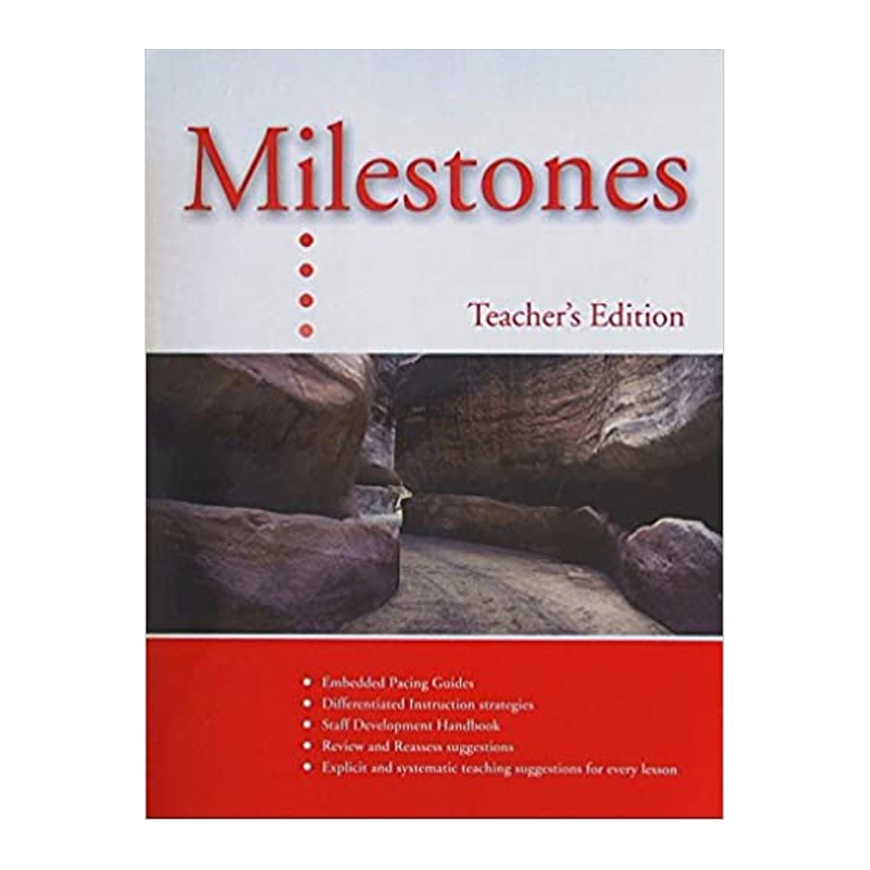 Milestones B Teachers`s Edition 进口书籍书本 纯全英文版正版原著进口原版英语书籍