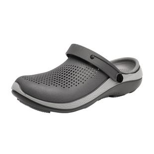 新卡伦洞洞鞋夏季外穿防滑开车两用男士包头凉鞋踩屎感户外沙滩鞋