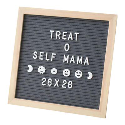 ins风数字拼插式毛毡英文壁饰