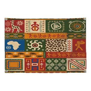 可定制非洲民族风墙饰背景布打击乐琴行墙布家居卧室客厅装饰挂布